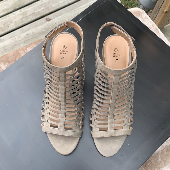 Call It Spring Gladiator Heels - Picture 3 of 5